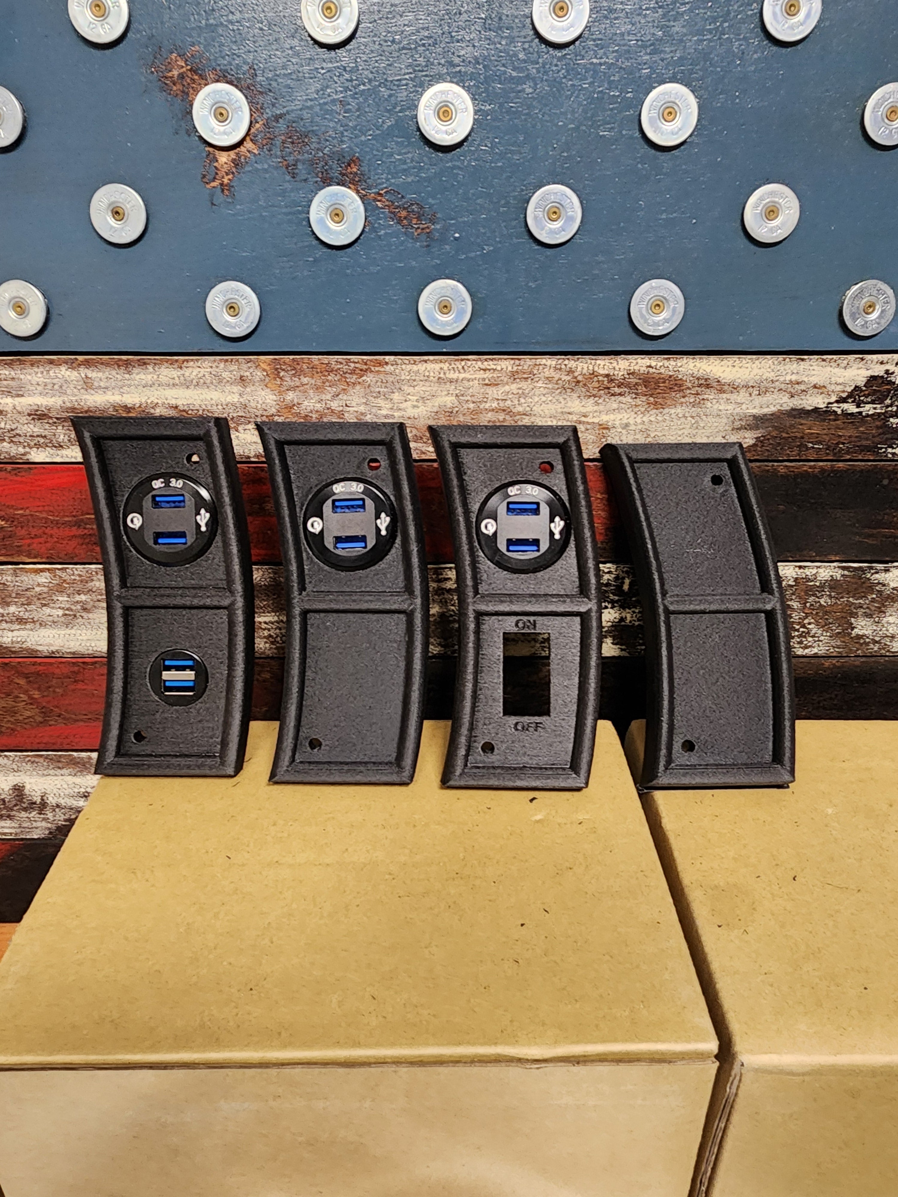 1982 to 1989 Chevrolet Camaro left and right cluster side plates.