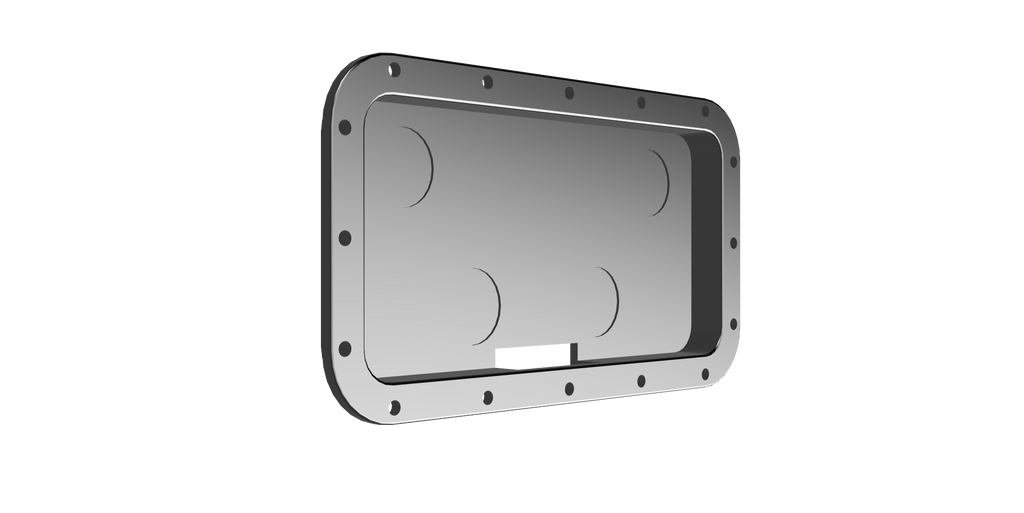 3D Printed Aces EFI 5 Inch Flanged Mount - CarChains3d