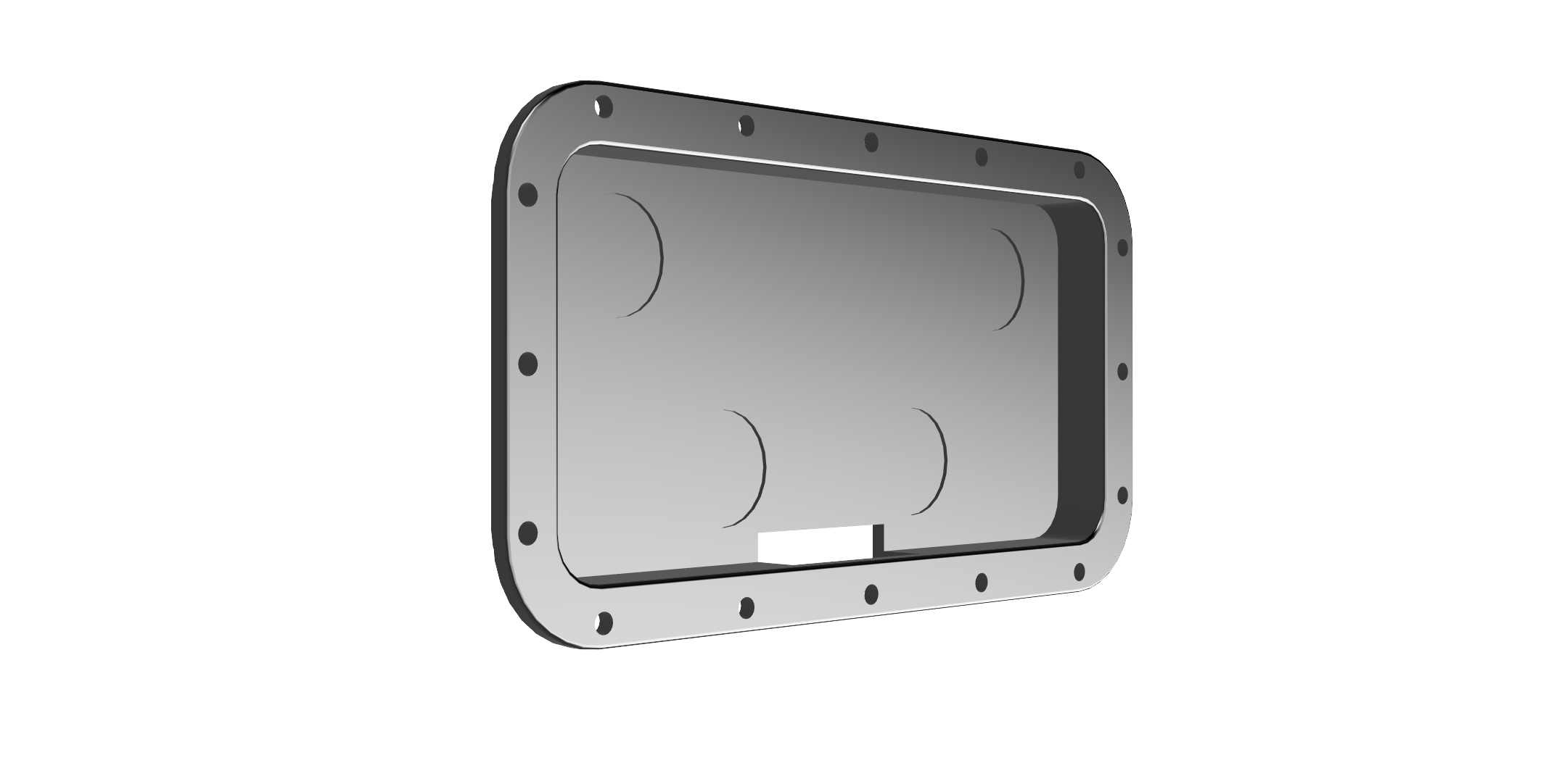 3D Printed Aces EFI 5 Inch Flanged Mount - CarChains3d